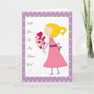 zult u mijn bloemmeisje zijn