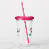 Zult U Mijn Bruidsmeisje Voorstel Zijn Acryl Drinkbeker (Links)