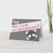Zult u mijn bruidsmeisje zijn? (Voorkant)