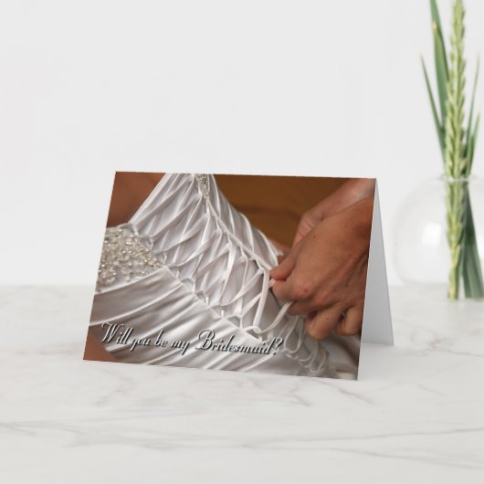 Zult u mijn bruidsmeisje zijn? (Voorkant)