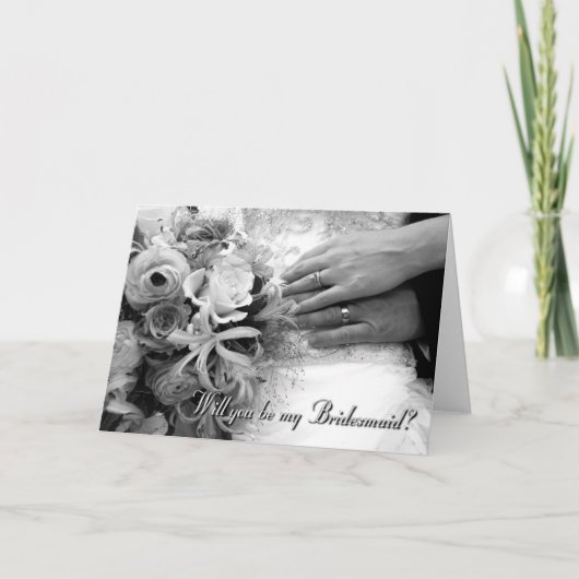 Zult u mijn Bruidsmeisje zijn (Voorkant)