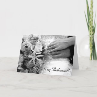 Zult u mijn Bruidsmeisje zijn