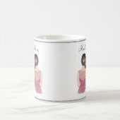 Zult U Mijn Bruidsmeisje Zijn Aquarel Koffiemok (Center)