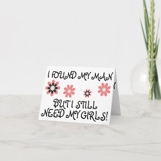 Zult u Mijn Bruidsmeisje zijn? (bloemen) (Voorkant)