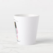 Zult u mijn bruidsmeisje zijn? latte mok (Voorkant)
