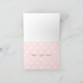 Zult u mijn bruidsmeisjekaart | de roze harten van (Binnen)