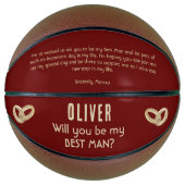 Zult u mijn getuige zijn Aangepaste naam Basketbal (Voorkant)
