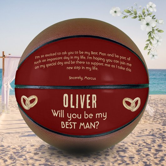 Zult u mijn getuige zijn Aangepaste naam Basketbal