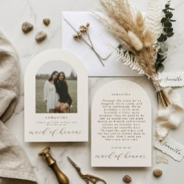 Zult U Mijn Getuige Zijn Foto Voorstelkaart Kaart