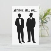 Zult u mijn getuige zijn kaart (Staand voorkant)