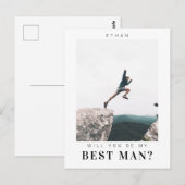 Zult u mijn getuige zijn Minimalistische foto mode Briefkaart (Voorkant / Achterkant)