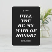 Zult u mijn getuige zijn? Moderne tekst Kaart (Staand voorkant)