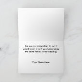 Zult u mijn Kaart van het Verzoek van de Drager (Binnen)