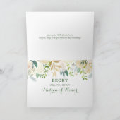 Zult u mijn Matron van witte bloemen van de Eer (Binnen)