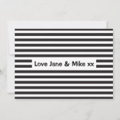 Zult U Mijn Page Jongen Zijn Snor Zwart Gestreept Kaart (Achterkant)