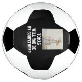 Zult u mijn peter peetoom voorstel voetbal (Gedraaid)