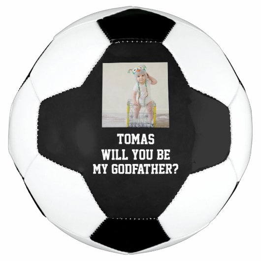 Zult u mijn peter peetoom voorstel voetbal (Voorkant)