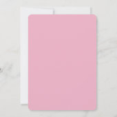 Zult u mijn ringdrager zijn? Modern tekst roze Kaart (Achterkant)