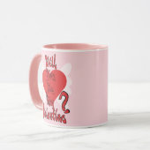 Zult u mijn Valentijn zijn? Mok (Voorkant links)