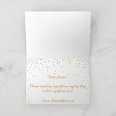 Zult u Mijn Vintage Gouden Confettien van (Binnen)