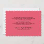 Zult u onze bloemenmeisje zijn? Moderne bloemen Kaart (Achterkant)