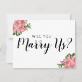 Zult u onze ceremoniemeester zijn | Trouwen met on Kaart (Voorkant)