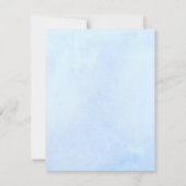 Zult u onze ringdrager zijn?  Blauwe Peony Kaart (Achterkant)