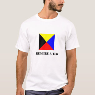 Zulu Flag (Z Flag) Lichtgekleurd Shirt