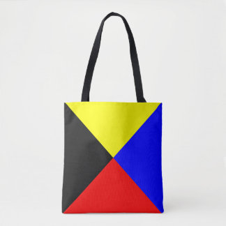 Zulu ICS maritieme seinvlag Tote Bag
