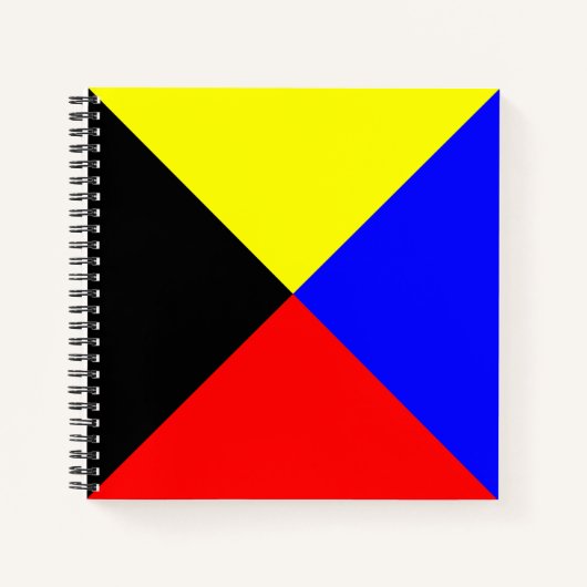 Zulu ICS Maritime seinvlag Notitieboek (Voorkant)