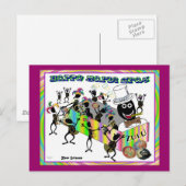 Zulu Parade bij Mardi Gras Briefkaart (Voorkant / Achterkant)