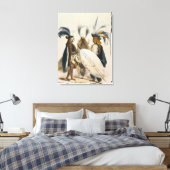 Zulu Soldaten van het leger van koning Panda, bord Canvas Afdruk (Insitu (Slaapkamer))