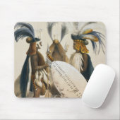 Zulu Soldaten van het leger van koning Panda, bord Muismat (Met muis)