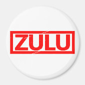 Zulu Stamp Magneet (Voorkant)