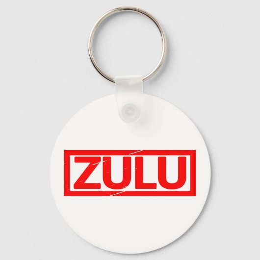Zulu Stamp Sleutelhanger (Voorkant)