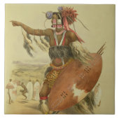 Zulu-strijder, Utimuni, neef van Chaka, wijlen Zu Tegeltje (Voorkant)