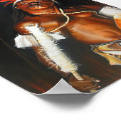 Zulu Warrior African Poster (Hoek)