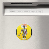 Zulu Warrior Magneet (Insitu (Vaatwasser))
