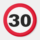 zum Geburtstag 30 Magneet (Voorkant)