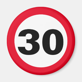 zum Geburtstag 30 Magneet