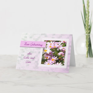 Zum Geburtstag - Gelukkige Verjaardag in het Kaart