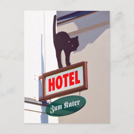 Zum Kater Hotel, Warnemunde, Duitsland Briefkaart (Voorkant)