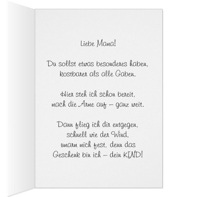 Zum Muttertag (Binnen (Rechts))