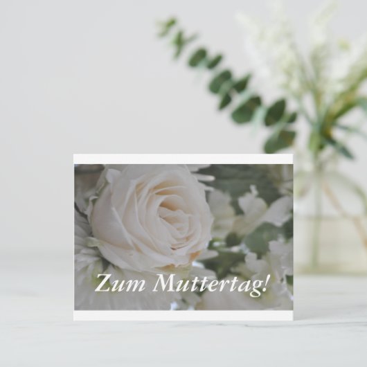 Zum Muttertag Briefkaart (Staand voorkant)