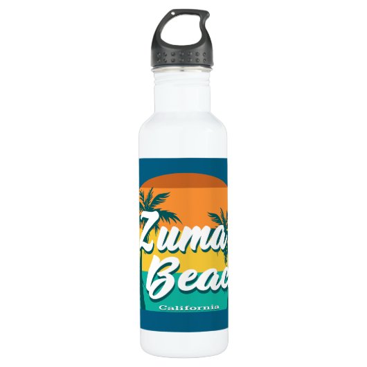 Zuma Beach, Californië Waterfles (Voorkant)