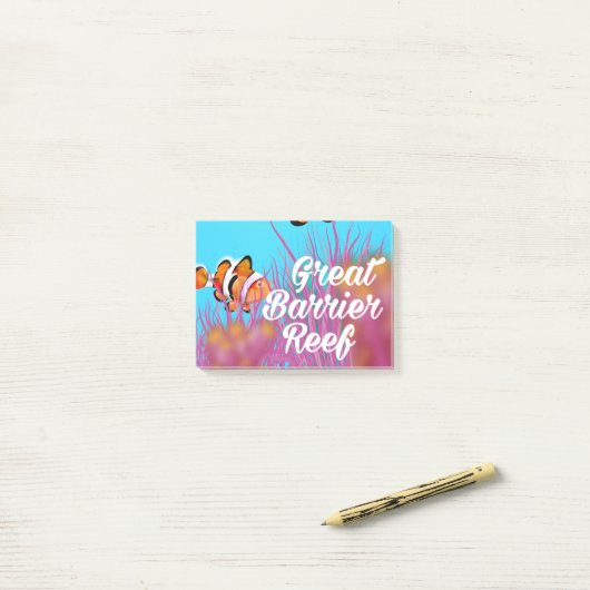 Zuma Beach LA Rail poster Post-it® Notes (Op bureau)