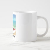 Zuma Beach LA Rail strandposter Grote Koffiekop (Rechts)