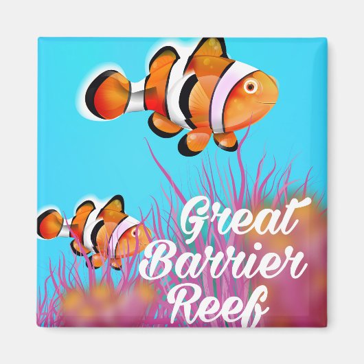 Zuma Beach LA Rail strandposter Magneet (Voorkant)