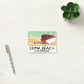 Zuma Beach LA Rail strandposter Post-it® Notes (Kantoor)