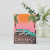 Zuma Beach Los Angeles County California Briefkaart (Staand voorkant)